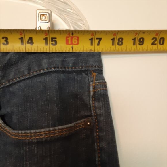 Ann Taylor LOFT Boot Jeans Womens Size 12 Black 5-Pocket Mid Rise - Picture 7 of 9